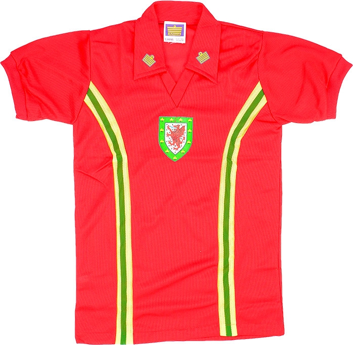 Classic Wales Football Shirt of 1974