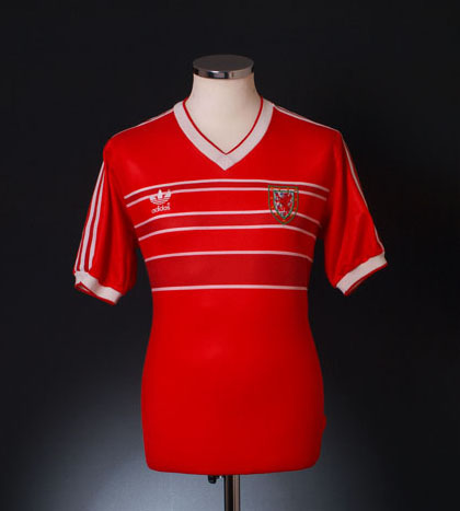 Classic Wales Football Shirt of 1984