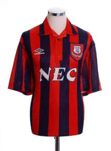Everton away shirt 1992