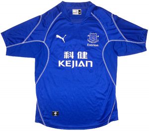 Everton home shirt 2002