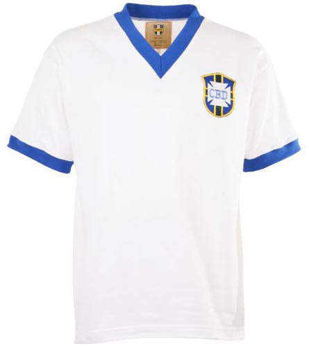 Retro Brazil Away Shirt 1949 SMALL