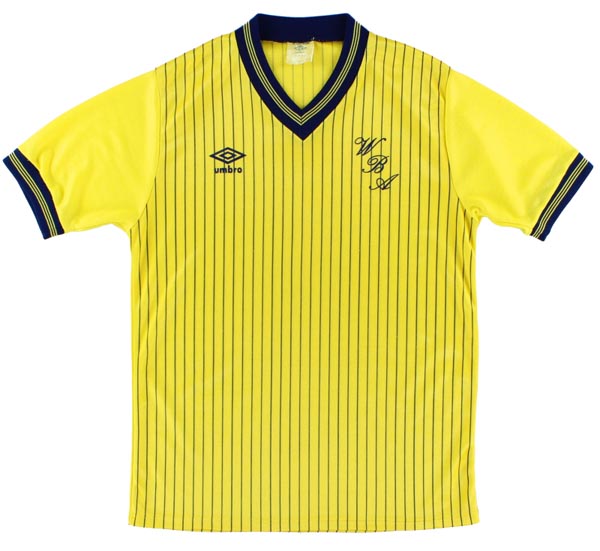 Retro West Brom Shirt 1984 Away Shirt