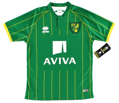 Retro Norwich Away Shirt 2015
