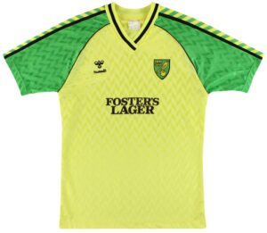 Retro Norwich Home Shirt 1986