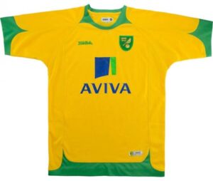 Retro Norwich Home Shirt 2008