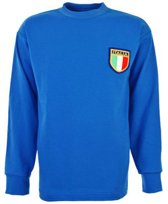 1968 Retro Italy European Championships Home Shirt