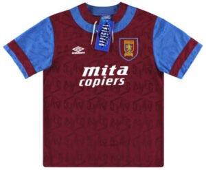 1992 Retro Aston Villa Home Shirt