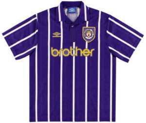 1992 Retro Manchester City Away Shirt