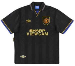 1993 Retro Manchester United Away Shirt