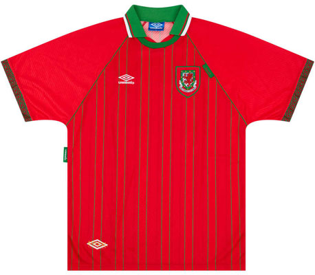 1994 Retro Wales Home Shirt