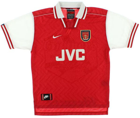 1996 Arsenal home shirt