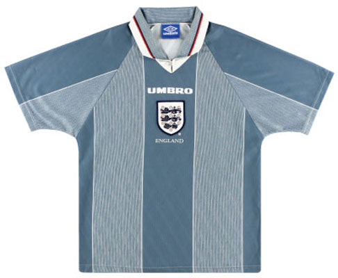1996 Retro England Away Shirt