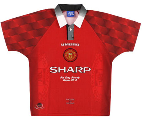 1996 Retro Manchester United Home Shirt