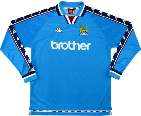 1997 Retro Manchester City Home Shirt