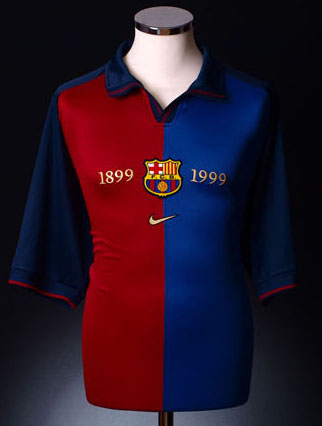 1999 Retro Barcelona Home Shirt