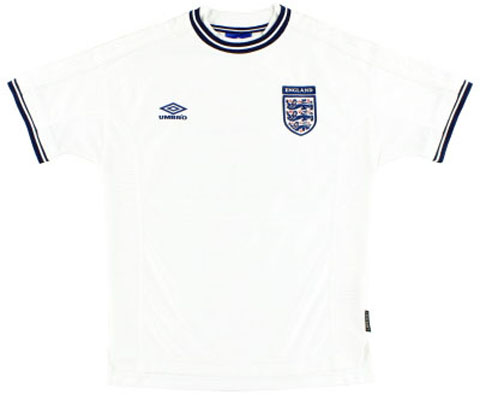1999 Retro England Home Shirt