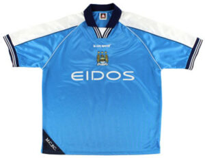 1999 Retro Manchester City Home Shirt