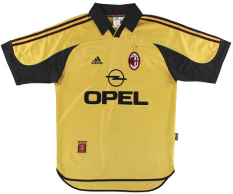 1999 Retro Milan Centenarary Fourth Shirt