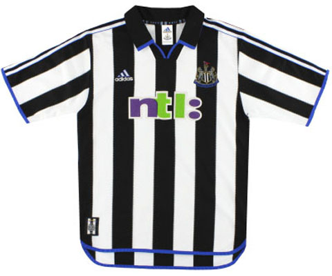 2000 Retro Newcastle Home Shirt