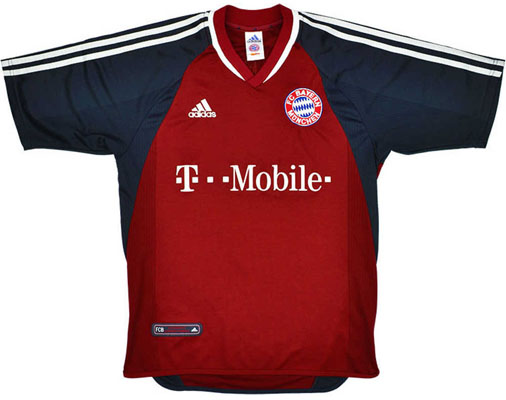 2002 Retro Bayern Home Shirt