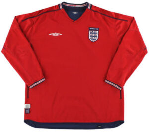 2002 Retro England Away Shirt