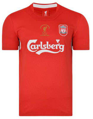 2005 Retro Liverpool Home Shirt