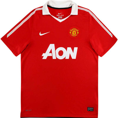 2010 Retro Manchester United Home Shirt