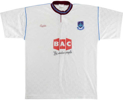 1990 Retro West Ham Away Shirt