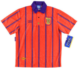 1993 Retro Scotland Away Shirt