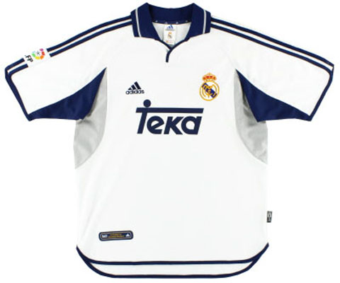 2000 Retro Real Madrid Home Shirt