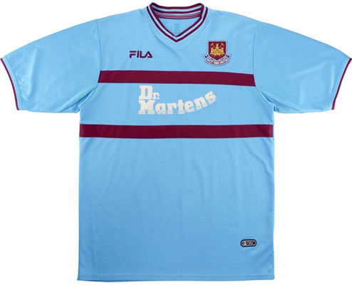 2001 Retro West Ham Away Shirt
