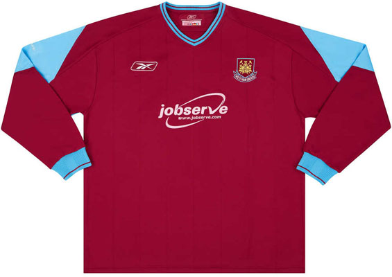 2003 Retro West Ham Home Shirt