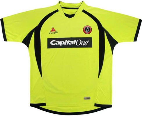 2007 Retro Sheffield United away shirt