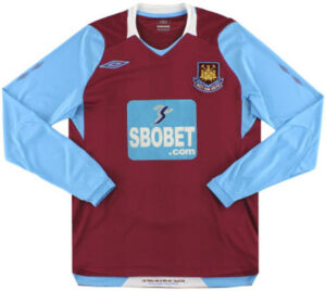 2008 Retro West Ham Home Shirt