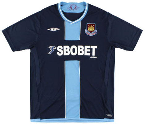 2009 Retro West Ham Away Shirt