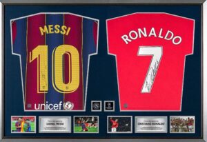 Messi and Ronaldo shirts