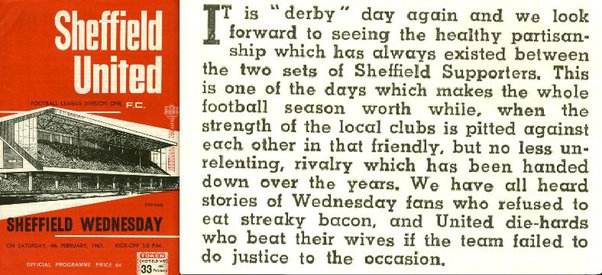 Sheffield United programme notes