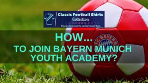 Football with Bayern Munich club crest on it