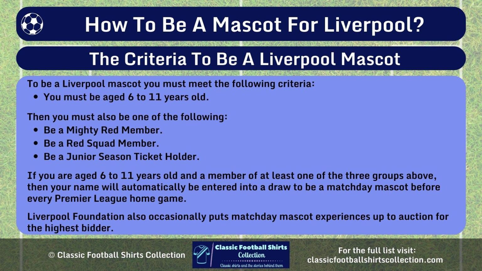 How To Be A Mascot For Liverpool? (Revealed)