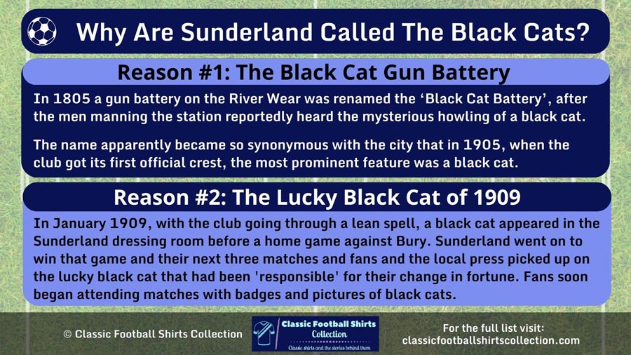 Why Are Sunderland Called the Black Cats infographic