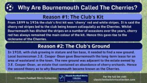 Why are Bournemouth Called the Cherries infographic