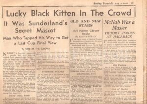 Sunday Dispatch news paper clipping 1937