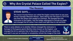 INFOGRAPHIC explaining Why Are Crystal Palace Called the Eagles