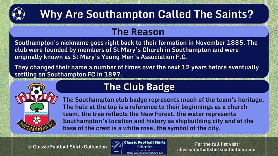 Why Are Southampton Called the Saints infographic