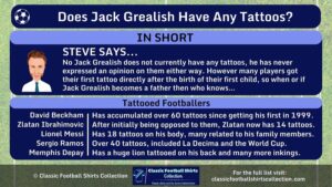 INFOGRAPHIC Answering Does Jack Grealish Have Any Tattoos