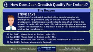 INFOGRAPHIC Explaining How Does Jack Grealish Qualify For Ireland