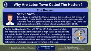 INFOGRAPHIC explaining Why Are Luton Town Called the Hatters